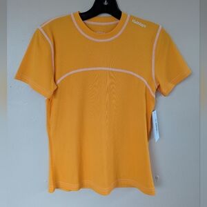 NWT! Halfdays Mollie T-shirt, Zinnia Yellow/Orange (SIZE SMALL)